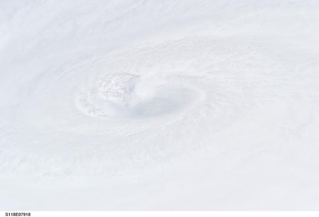 View of Hurricane Dean taken by the STS-118 Crew