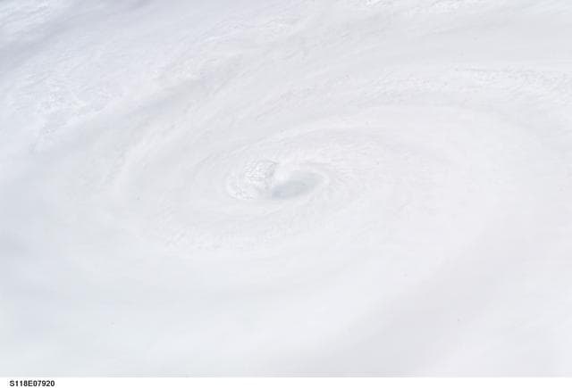 View of Hurricane Dean taken by the STS-118 Crew