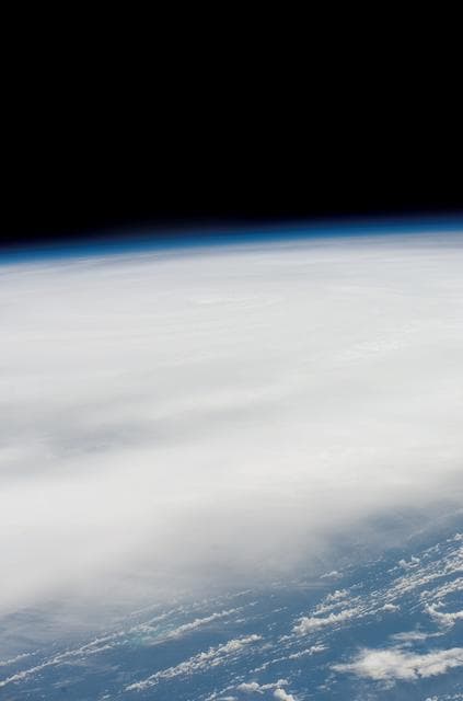 View of Hurricane Dean taken by the STS-118 Crew