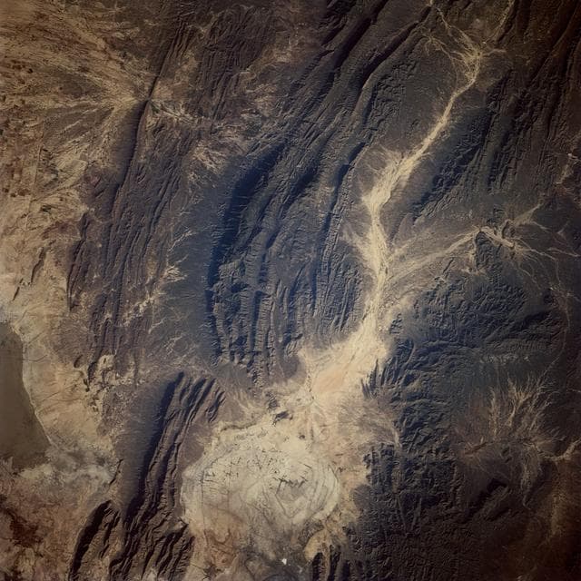 Flash Flood Trail near Parras, Coahuila, Mexico