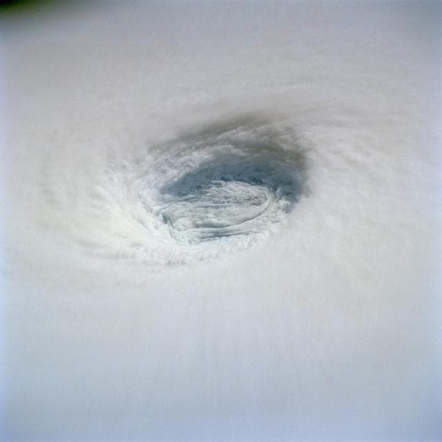 Eye of Supertyphoon Yuri