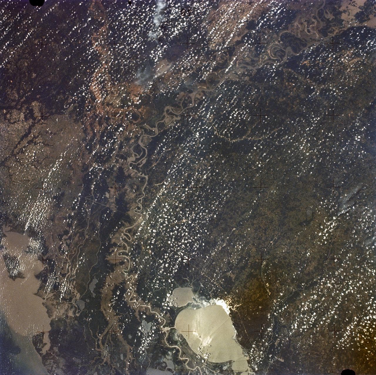 New Orleans, Louisiana, Mississippi River, and Lake Pontchartrain