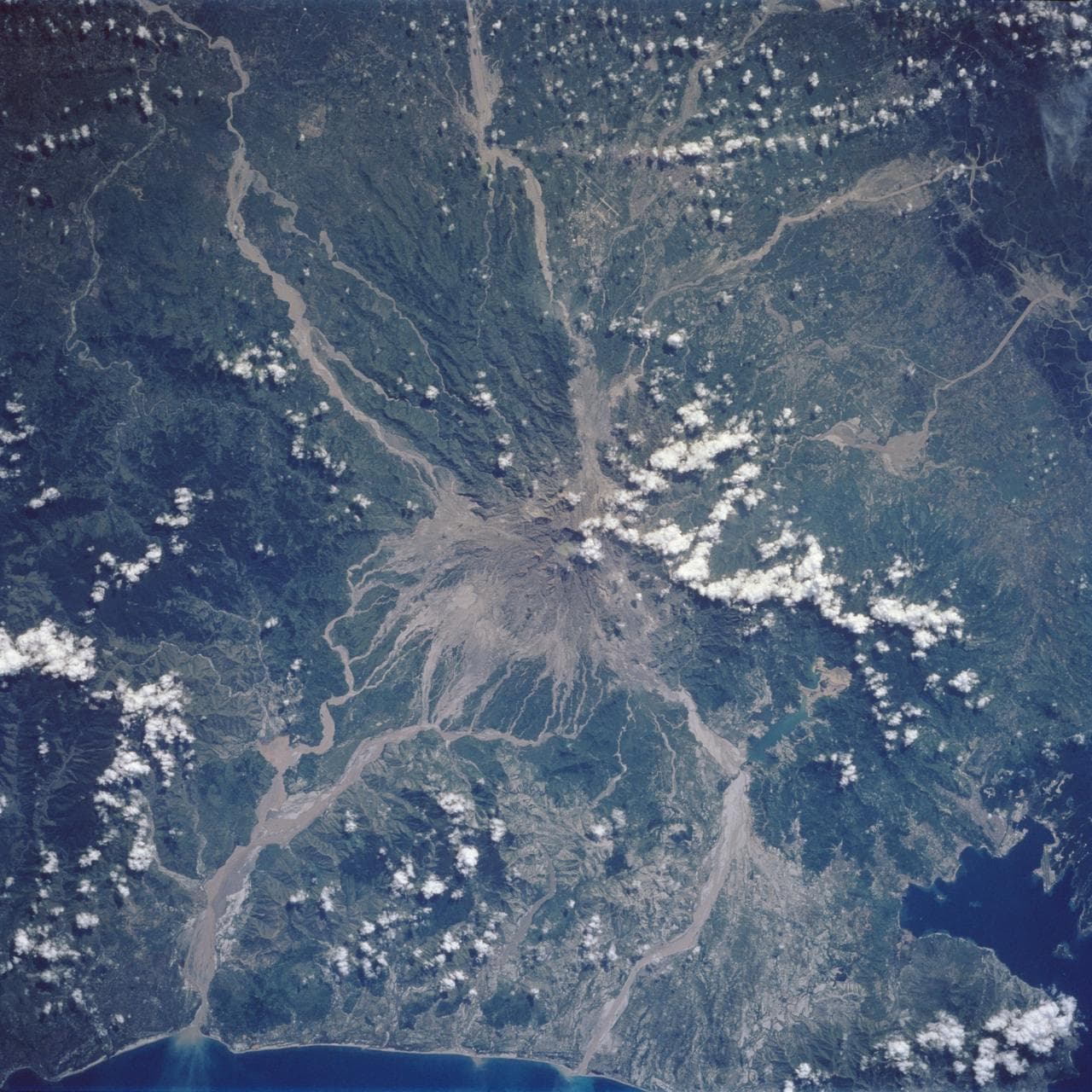 Mt. Pinatubo Volcano - Post Eruption, Luzon, Philippines