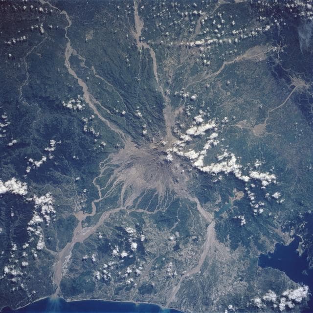 Mt. Pinatubo Volcano - Post Eruption, Luzon, Philippines