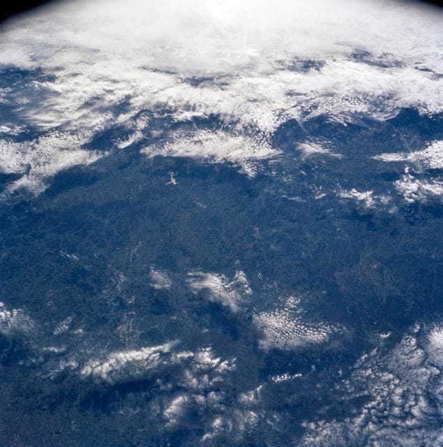 Nashville Basin, Tennessee as seen from STS-58