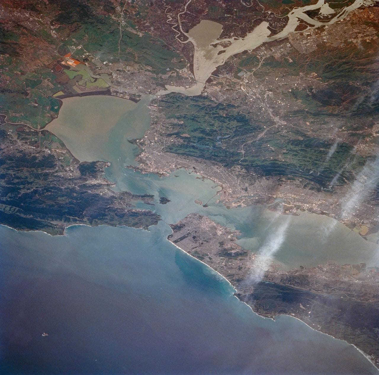 San Francisco Bay, California as seen from STS-59