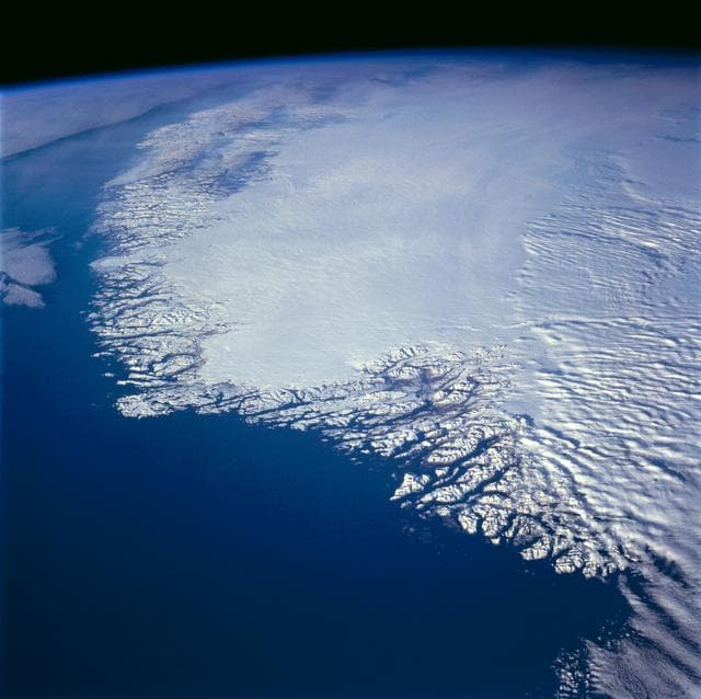 Greenland as seen by the STS-66 shuttle Atlantis