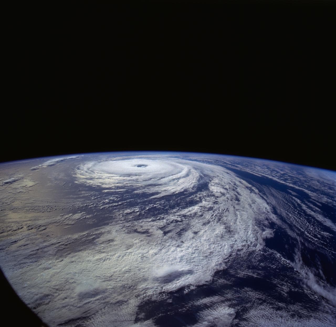 Hurricane Florence as seen from STS-66 shuttle Atlantis