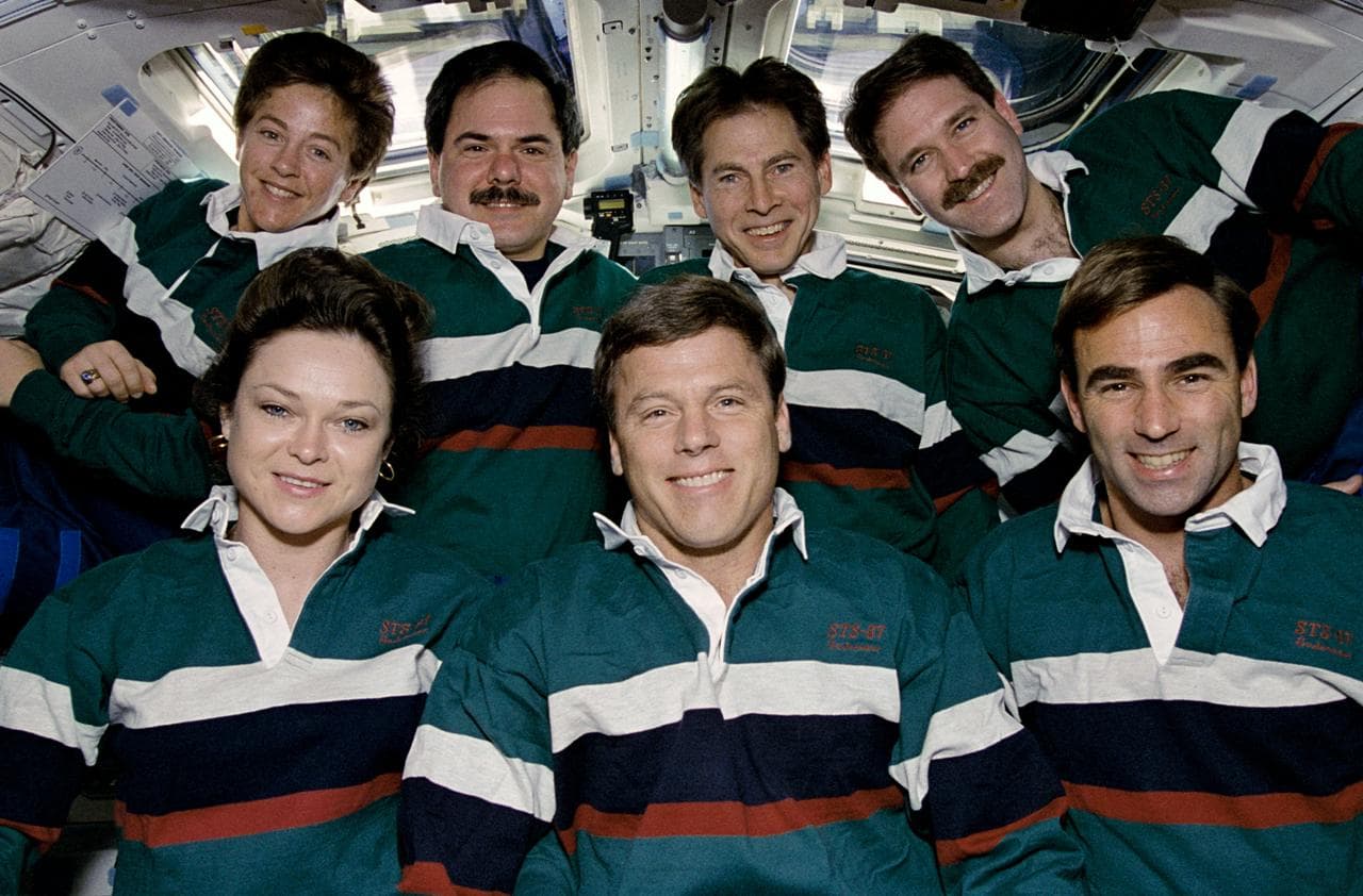 STS-67 in-flight crew portrait
