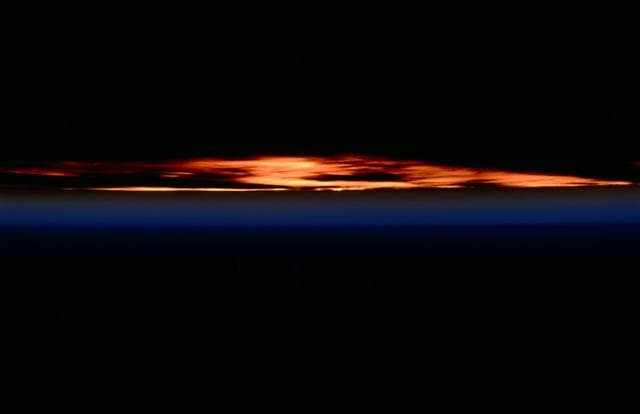 Sunrise as seen during STS-88 mission