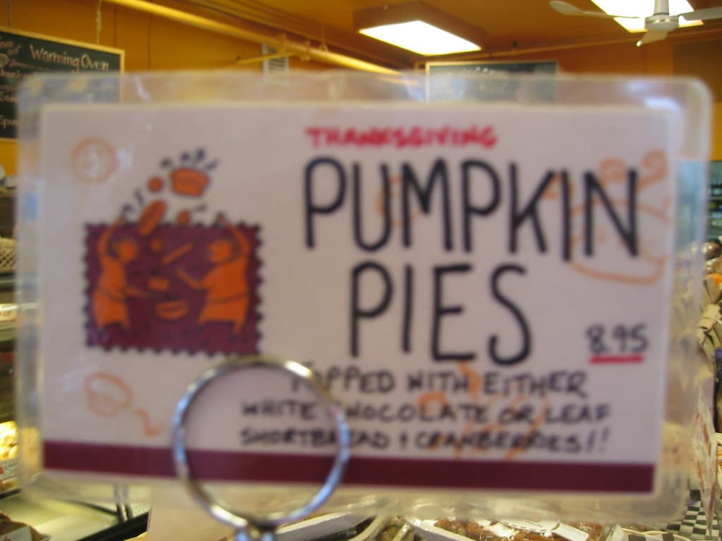 Sat09Oct2004Food - Uprising Breads - Pumpkin Pies - 2