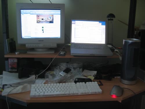My messy desk