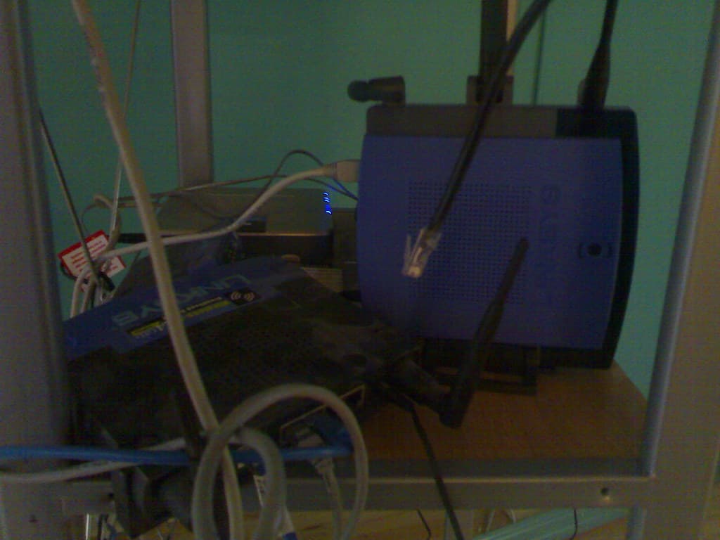 WiFi and VoIP gear at new office