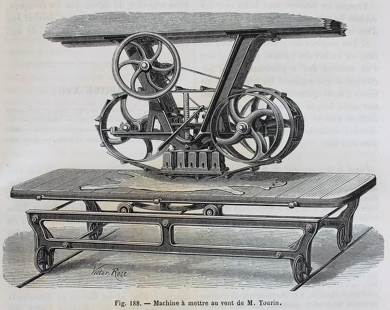'Machine à mettre au vent de M. Tourin'.