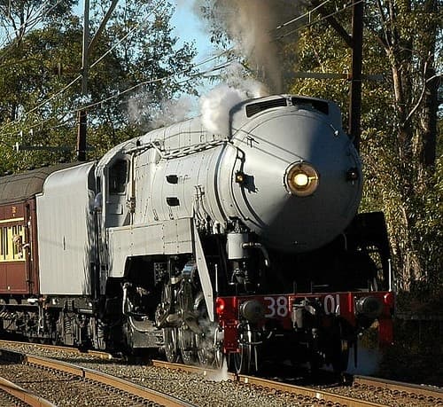 3801 - Steam locomotive - NSW Blue Mountains