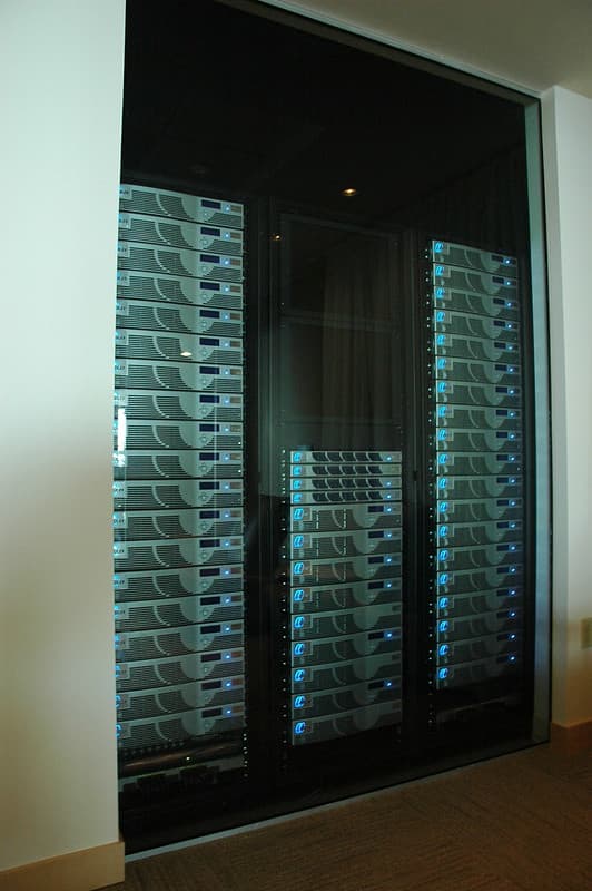 Isilon servers, stacks, Isilon Fish Bowl, Seattle, Washington, USA