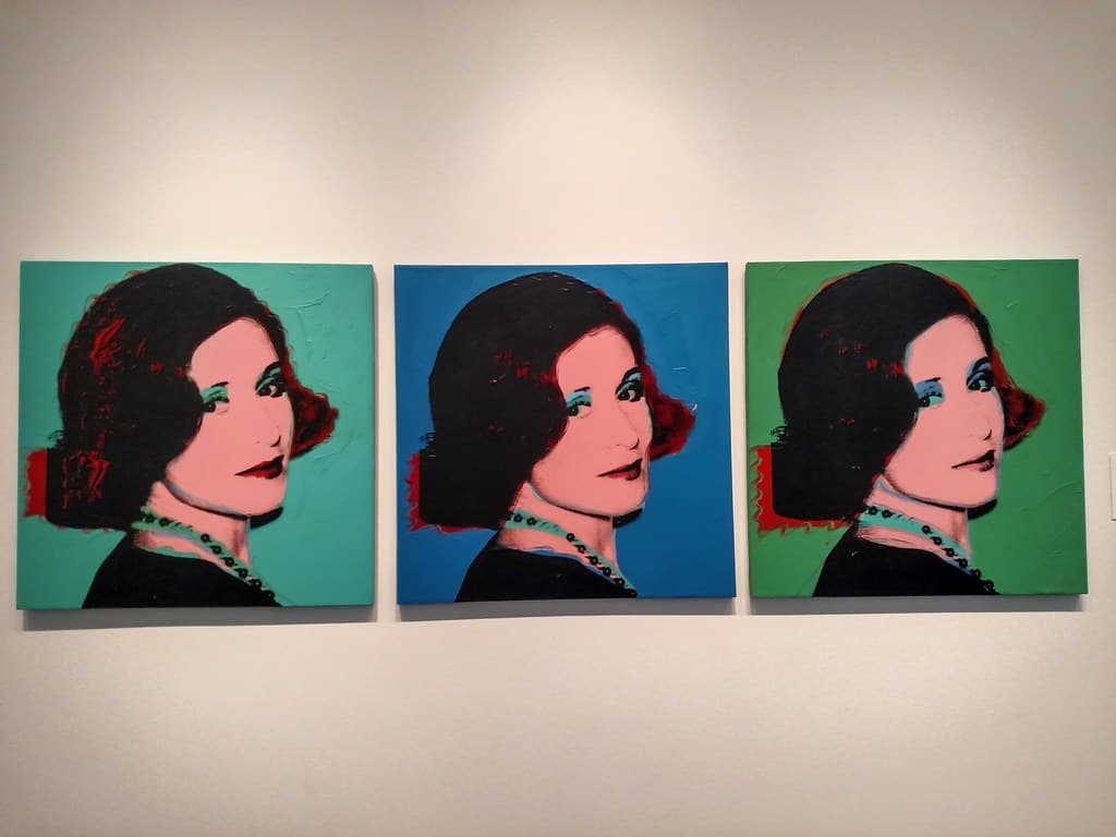 Portrait of Marion Bloch by Andy Warhol, 1975