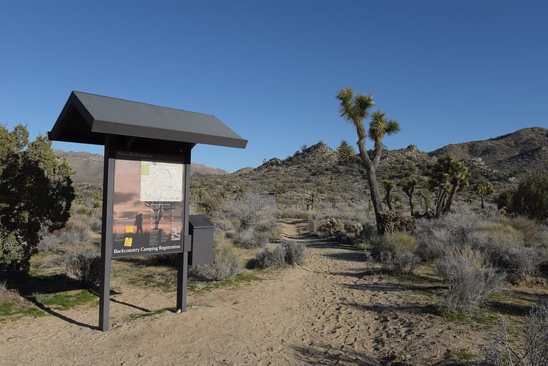 Black Rock Canyon Trailhead and Backcountry Board