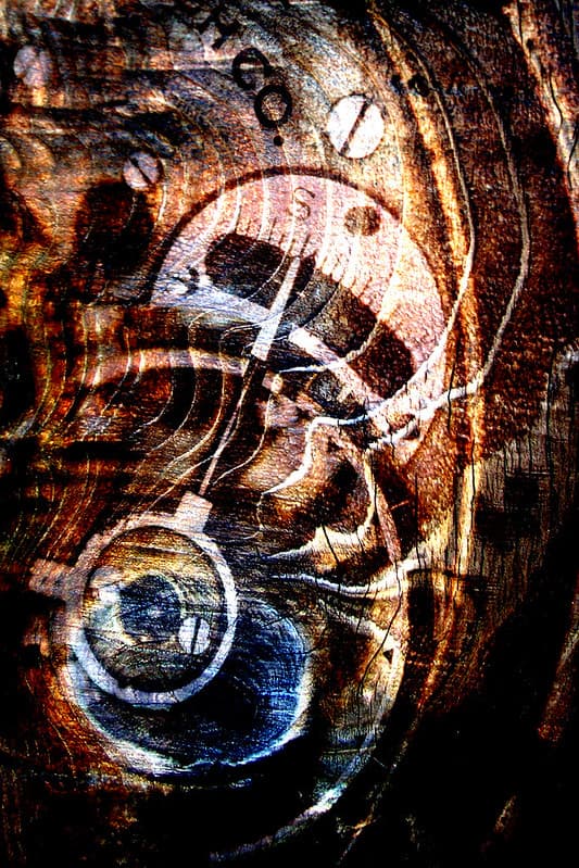 Wood texture-gear combo