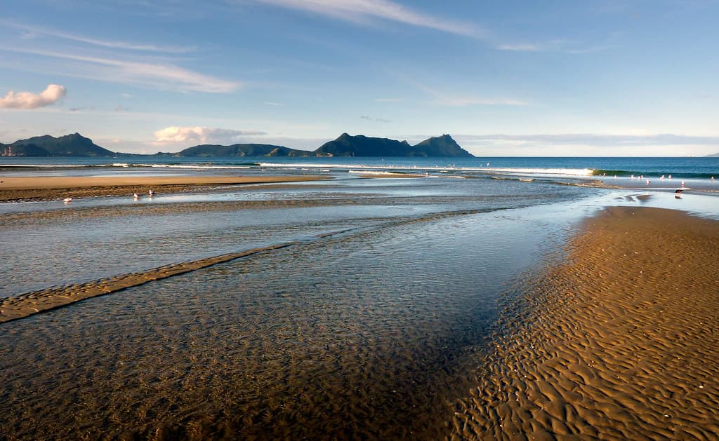 Ruakaka Beach New Zealand.
