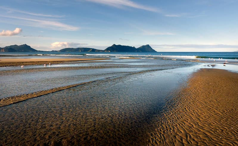 Ruakaka Beach New Zealand.