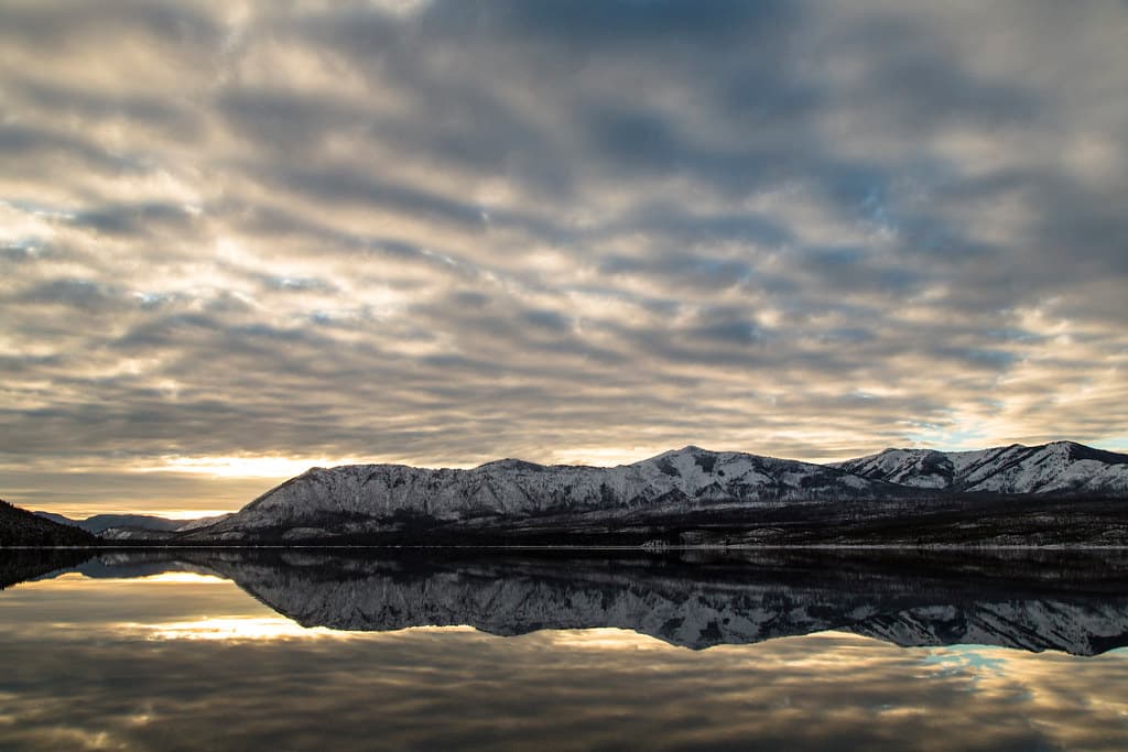 Floccus Clouds Over Apgar Mountains