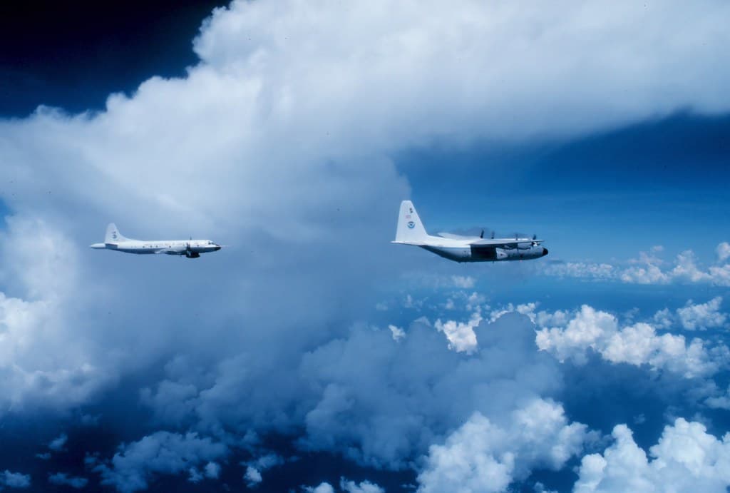 In the Clouds, 1977 (NOAA)