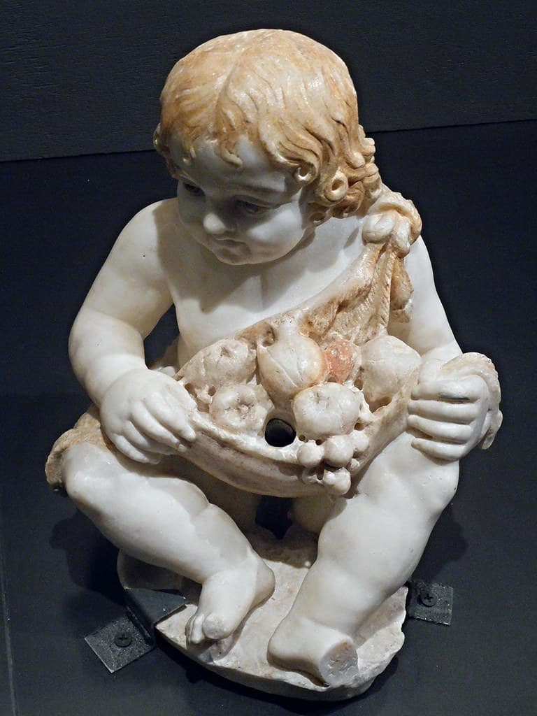 Child, fontana, fountain