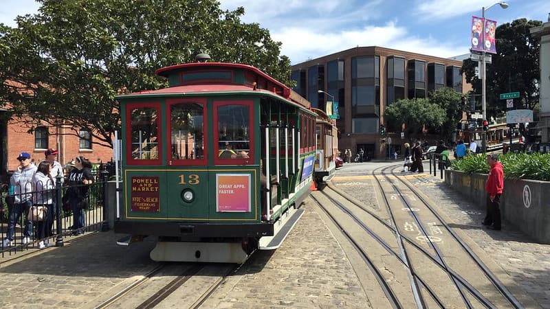 Cable car turnaround