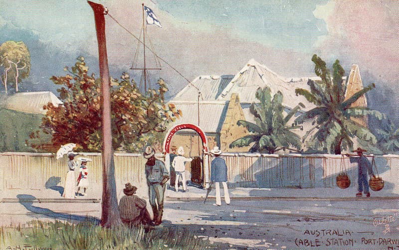 Cable Station, Port Darwin, N.T., Australia - circa 1900