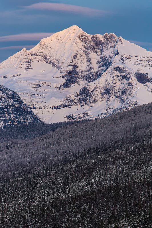 Gunsight Mountain Sunset 1.4.16