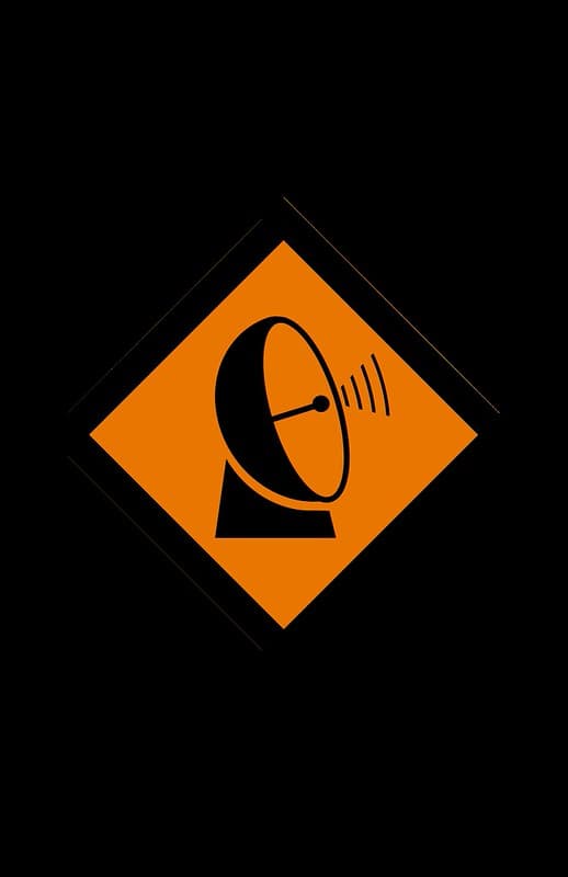 Safety Code 6 RF Warning Sign