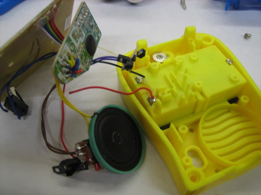 Circuit bending: making a bracelet that giggles