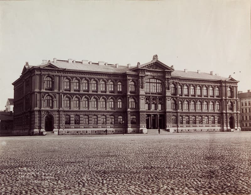 Ateneum building in 1890, facade
