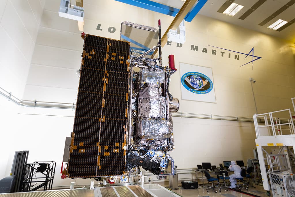 GOES-R Fully Assembled Satellite