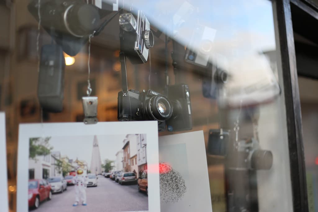 Photos in Shop Window