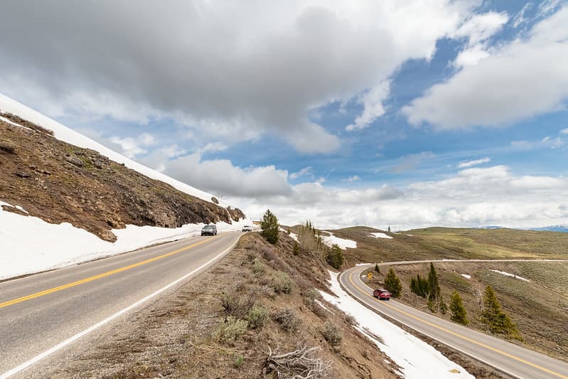 Views along Grand Loop Road from Tower Junction to Canyon Village (4)