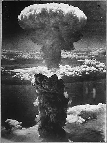 Public Domain: Atomic Cloud Over Nagasaki, 1945 (NARA)
