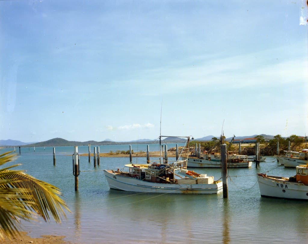 Port Denison Boat Harbour, Bowen, November 1974