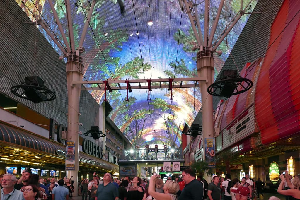 Fremont Street Experence. Las Vegas.