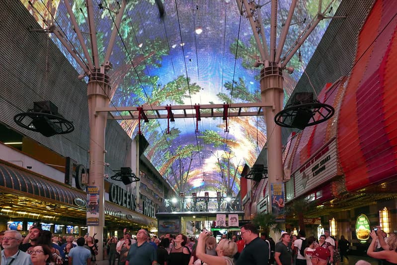 Fremont Street Experence. Las Vegas.