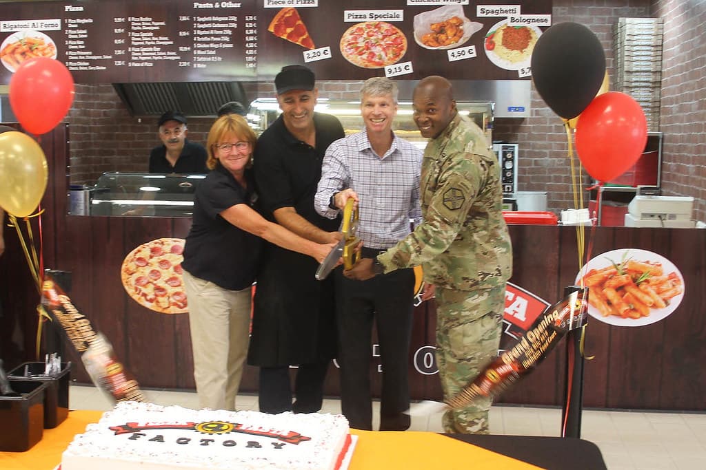 STORCK BARRACKS OPENS NEW PIZZA PASTA FACTORY CONCESSION