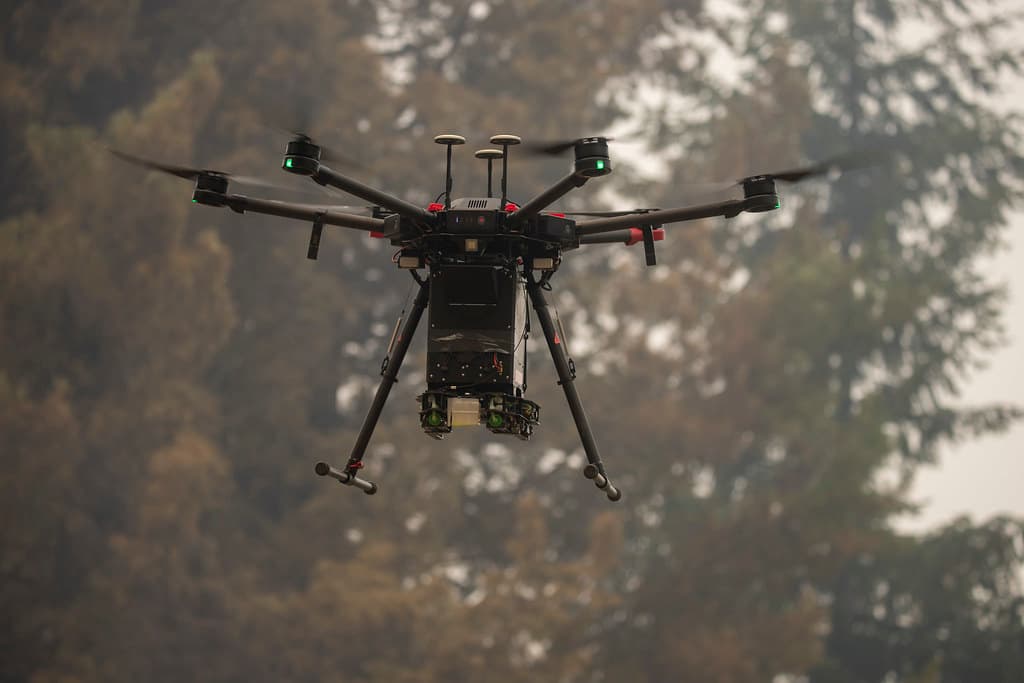 OAS Drone Team preparing for PSD burn