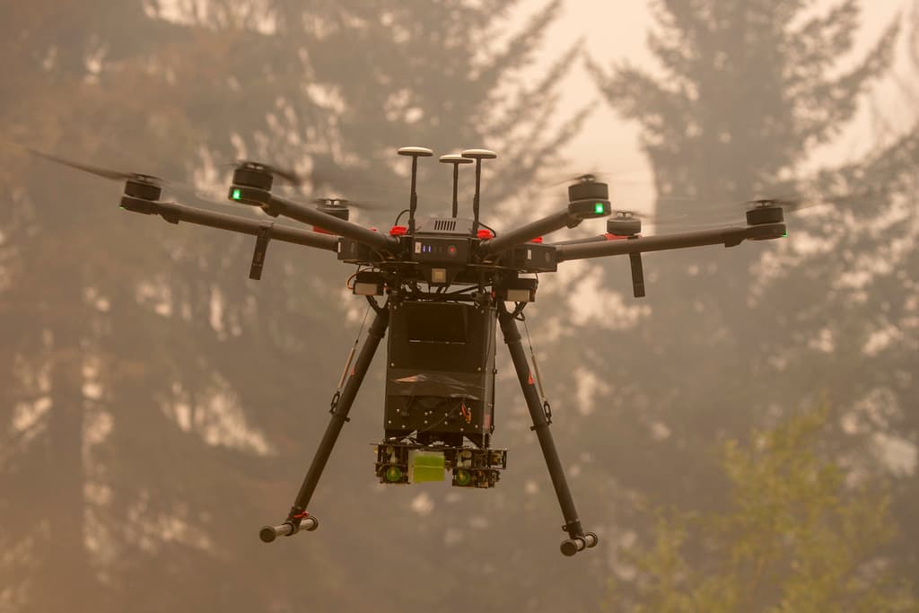 OAS Drone Team preparing for PSD burn