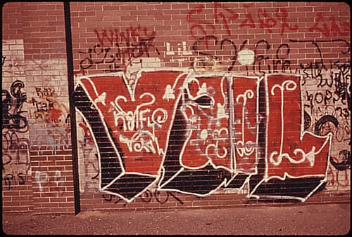 Public Domain: Brooklyn Graffiti by Danny Lyon, 1974 (NARA)