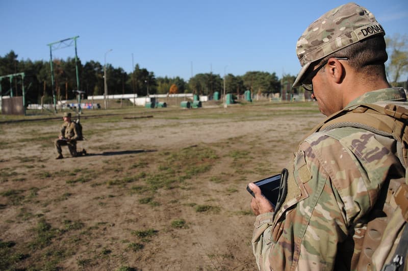 1st Cavalry Division electronic warfare training in Poland