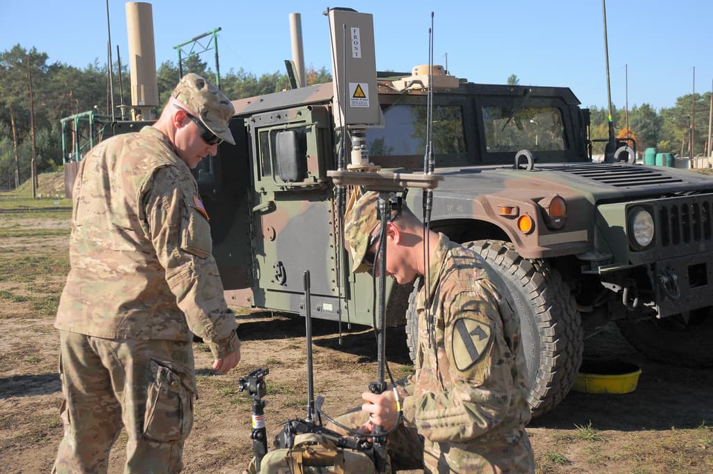 1st Cavalry Division electronic warfare training in Poland