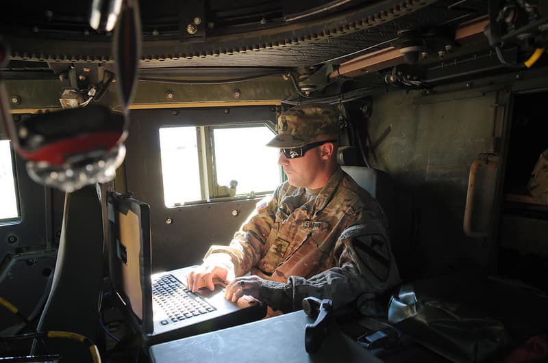 1st Cavalry Division electronic warfare training in Poland