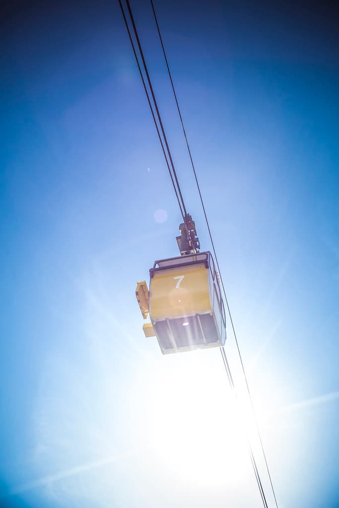 Vintage Cable Car Railway Kampenwand