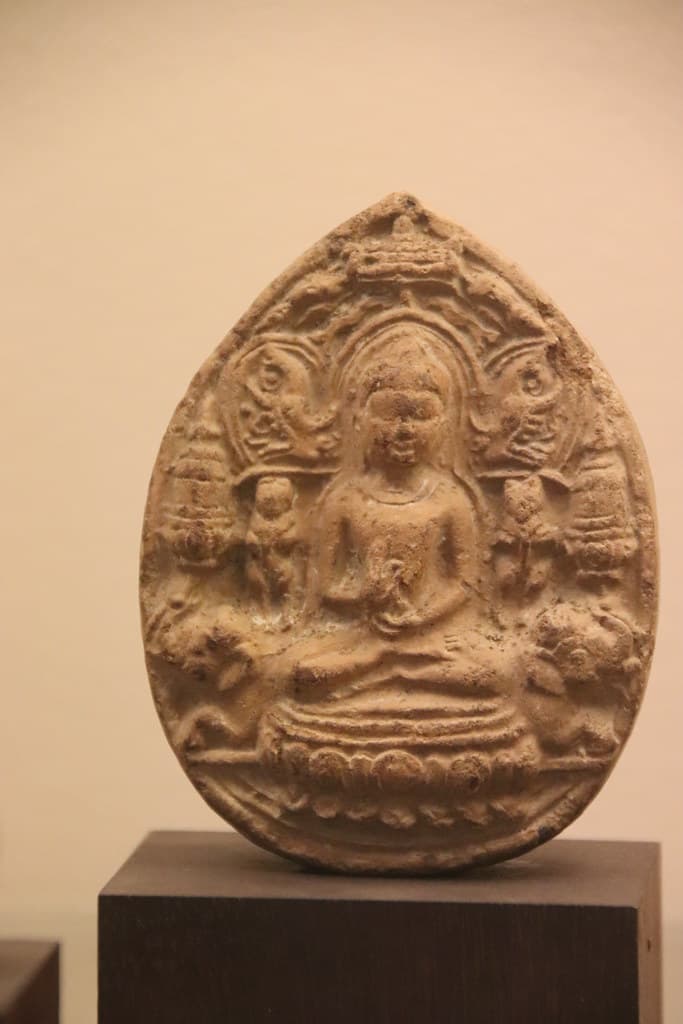 Burmese Art: Terracotta Votive Tablet